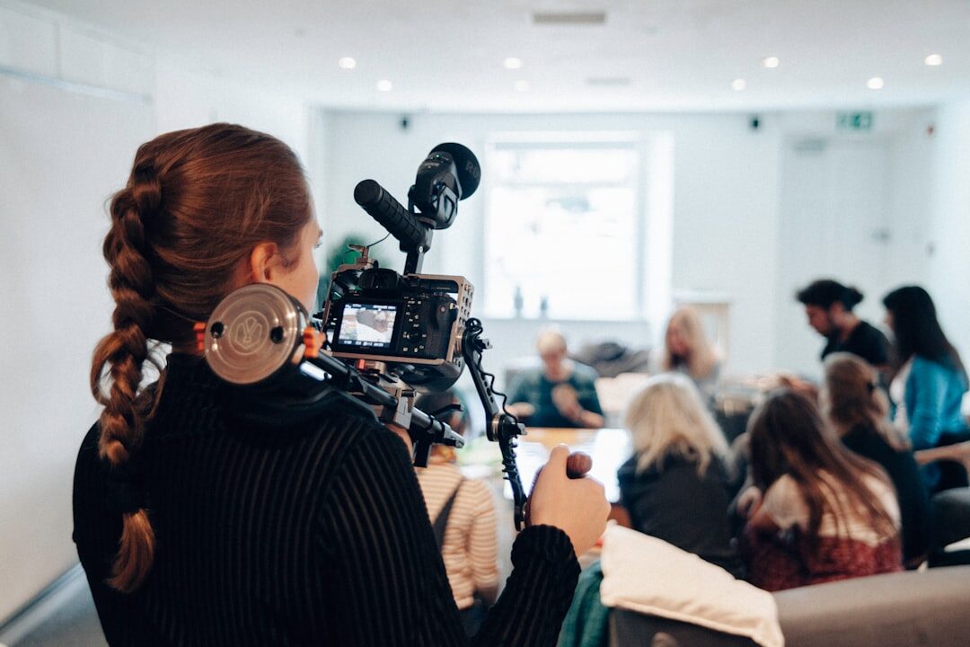 Journalists and creators attending a professional digital media workshop