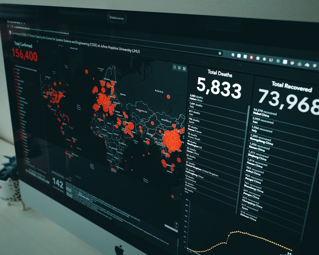 Digital analytics dashboard showing media trend data
